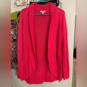Lilly Pulitzer Bright Pink Cardigan